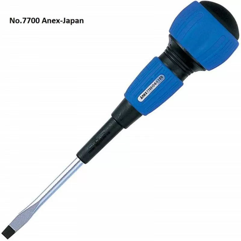 Tô vít 2 cạnh có từ tính No.7700-5.5×100 Anex