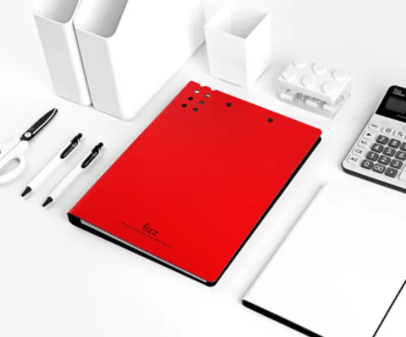 File kẹp tài liệu A4 nhựa cứng 1 khóa Fizz A2385