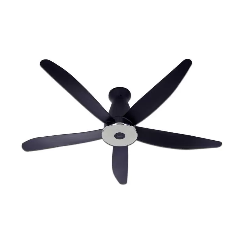 Quạt trần 5 cánh 150cm 7 tốc độ 37W màu đen Panasonic F-60XDN 