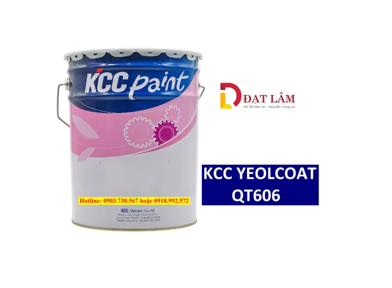 SƠN CHỊU NHIỆT 600°C KCC YEOLCOAT QT606 - 18L - Đạt Lâm 