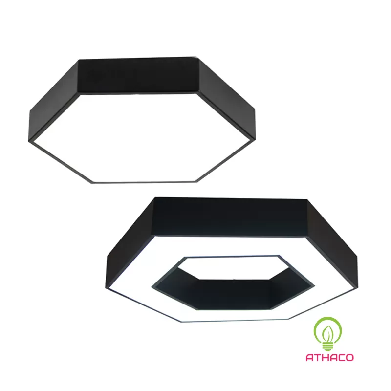 Đèn Thả Văn Phòng Dáng Lục Giác 48W D600