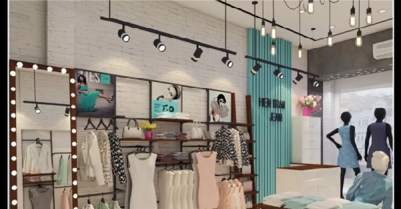 Đèn led rọi ray 20W lắp đặt ở shop, cửa hàng, showroom