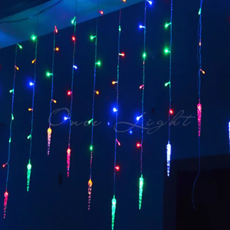 Led nháy chớp rèm nhiều màu