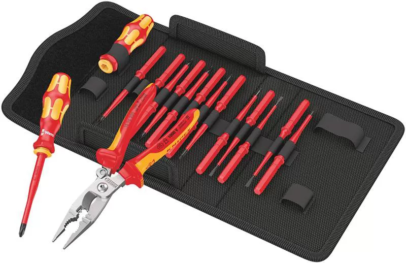 Bộ tua vít cách điện 17 cái Kraftform Kompakt VDE với kìm điện đa năng KNIPEX 13 96200 – 05136027001