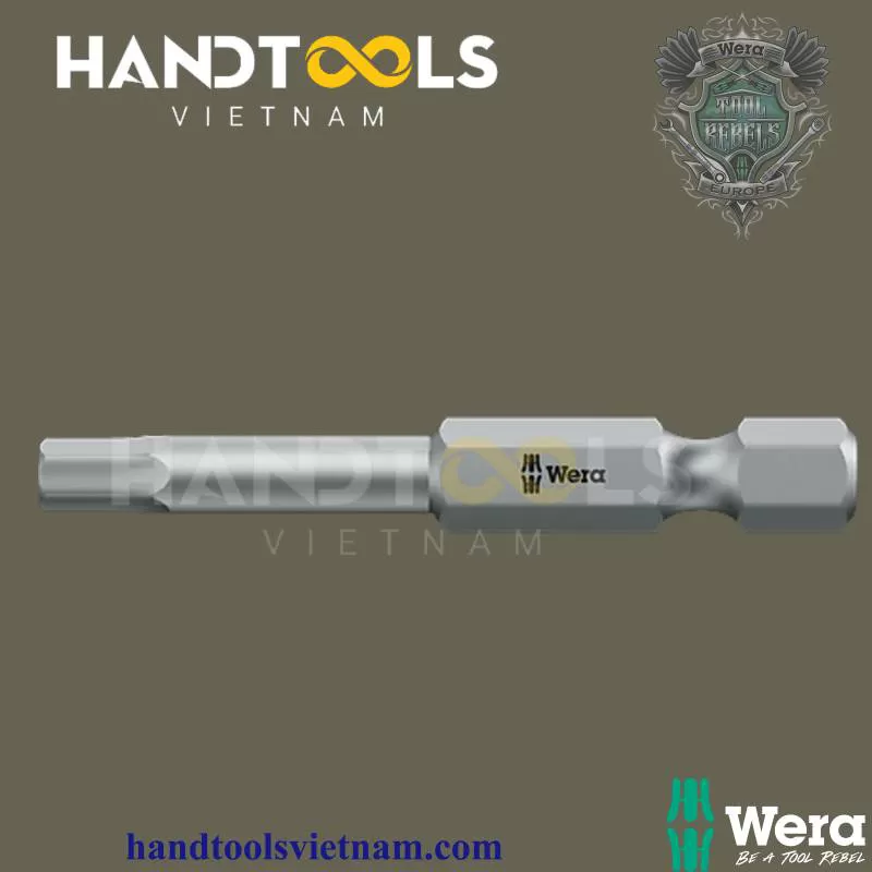 Đầu Vít Lục Giác Wera Hex-Plus 840/4 Z bit 1/4" 5x50 - 05059615001 - Handtools Việt Nam - HandTools Việt Nam