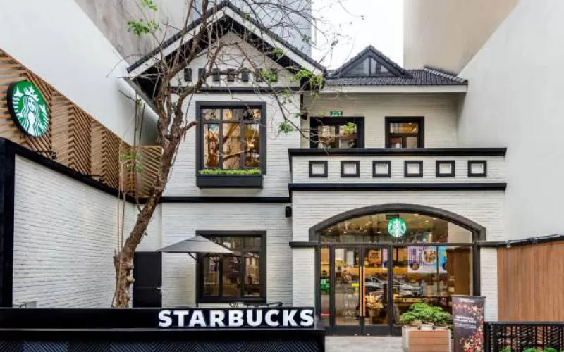 Starbucks Coffee sử dụng các mẫu gạch ốp lát nhập khẩu của H88Ceramcics