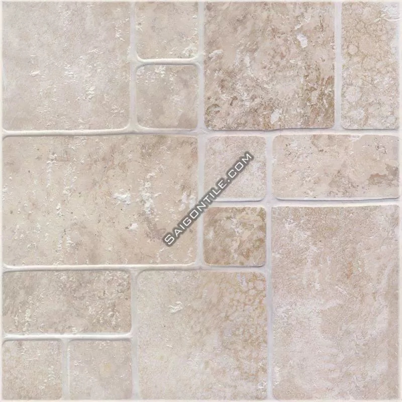 Gạch lát bếp chống trượt Đồng Tâm 40x40 4040dasontra001 tráng men