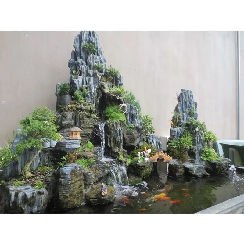 Hòn Non Bộ Mini Nuôi Cá Nhà Phố 