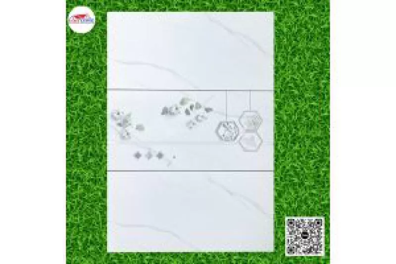 Gạch Tồn Kho Giá Rẻ 40x80 Men Bóng Kiếng Trắng B-CL123