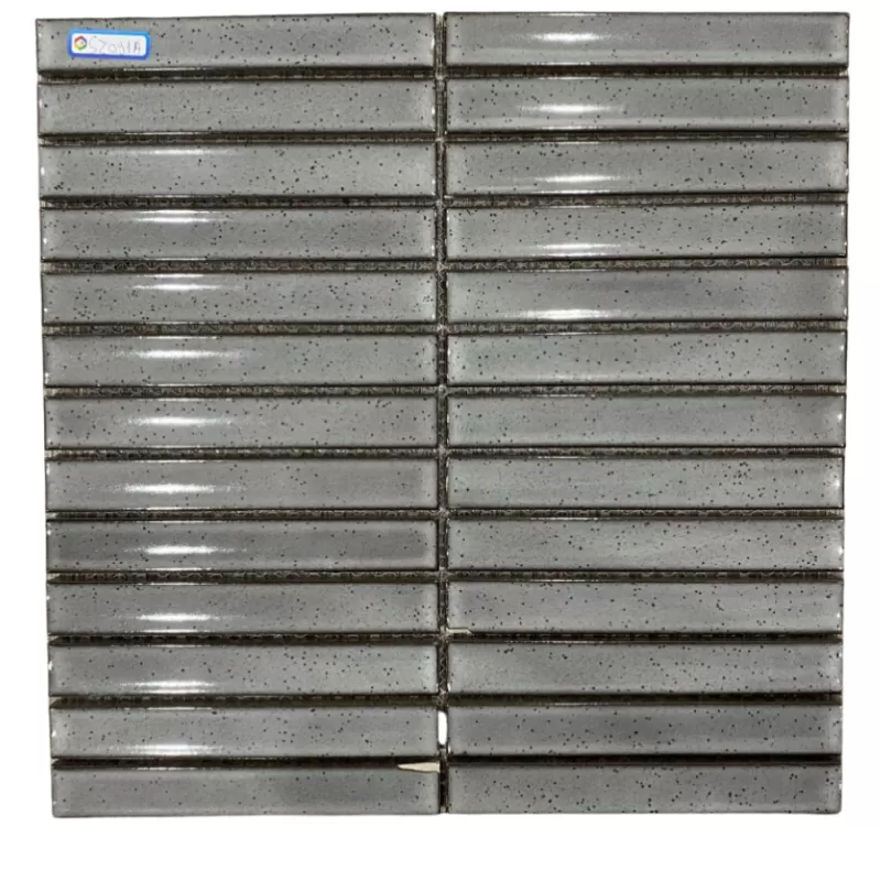 Gạch Mosaic que xám KT 20x145mm mã SZ091-A