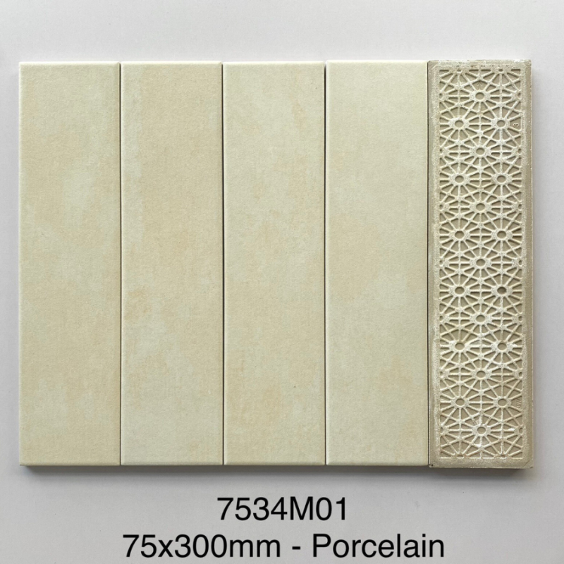 Gạch thẻ porcelain 75x300mm mã MD7534M01 