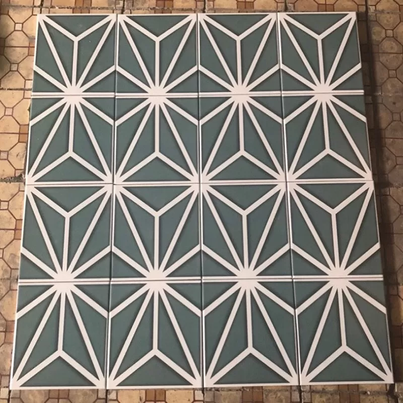 Gạch bông men 200x200mm đơn sắc 20116 