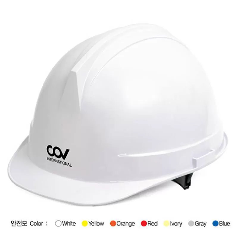 Mũ COV Hàn Quốc màu trắng có xốp núm vặn 