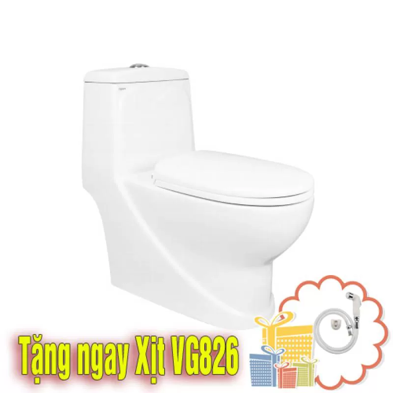 Bồn cầu Viglacera V38 - Mẫu bồn cầu két liền sang trọng