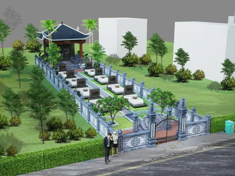 10+ Mẫu lăng mộ gia đình chất lượng cao đẹp nhất 2021 