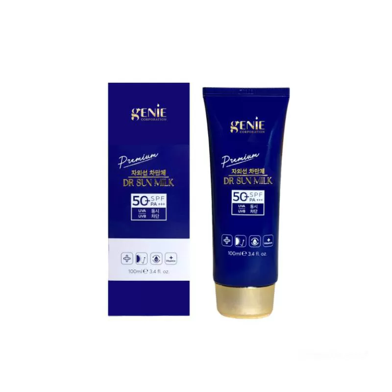 Kem chống nắng phổ rộng đa chức năng Dr Sunmilk Premium Genie SPF 50 PA+++ 100ml