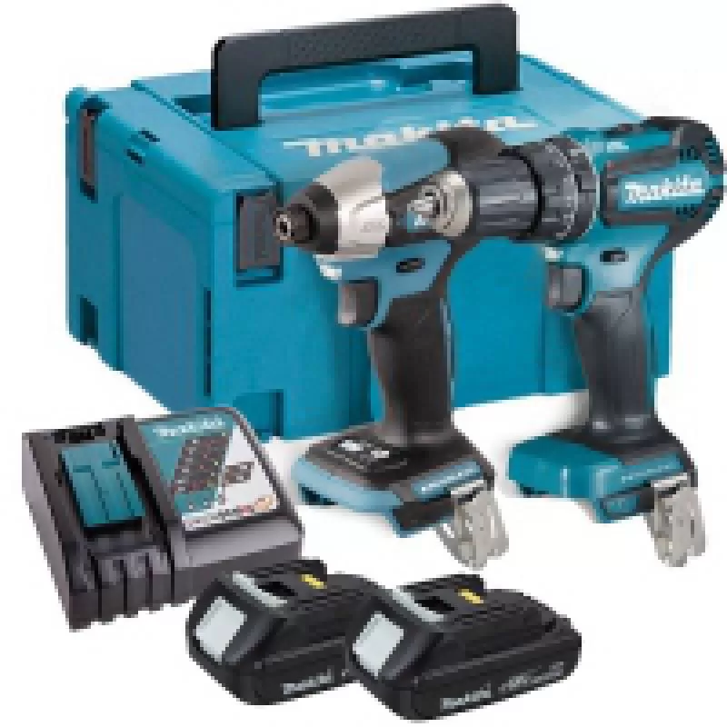 Bộ máy khoan pin Makita DLX2414AJ 18V - Giá hấp dẫn, hàng chính hãng 
