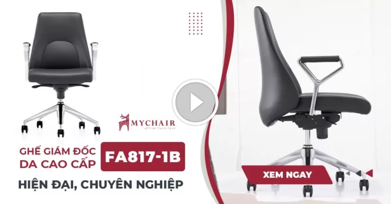 Ghế Giám Đốc Da Cao Cấp Nhập Khẩu MyChair FA817-1B