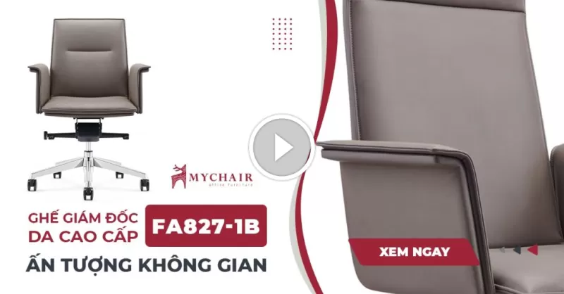 Ghế Giám Đốc Da Cao Cấp Nhập Khẩu MyChair FA827-1B
