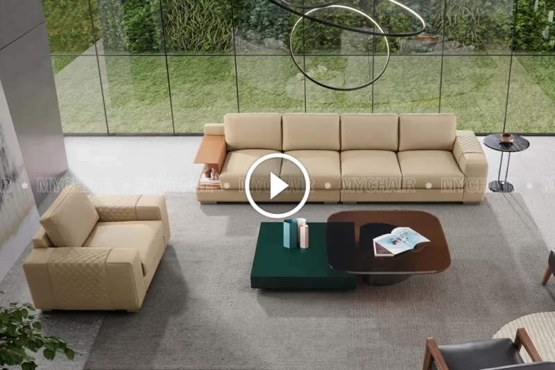 Bộ Sofa Da Cao Cấp Nhập Khẩu 4 Chỗ MyChair SF039A