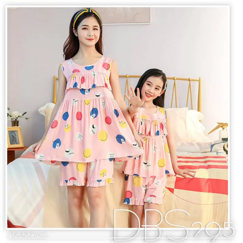 Đồ Bộ Mặc Nhà Mùa Hè Vải Lanh DBS295