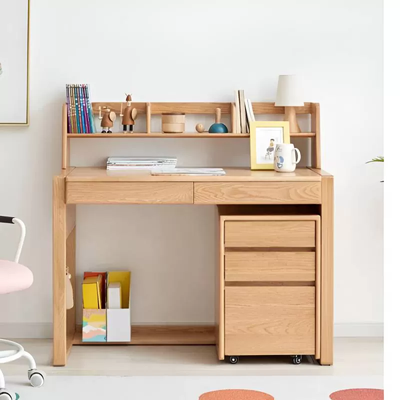 Bàn Học Sinh Gỗ Tự Nhiên Bền Đẹp Hiện Đại Giá Rẻ
