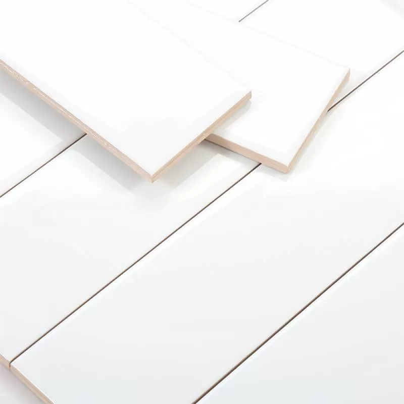 Gạch thẻ ốp tường trắng bóng 75x300mm M75300Z