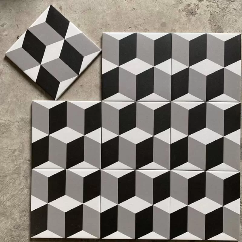 Gạch bông men trang trí 20x20cm F2091