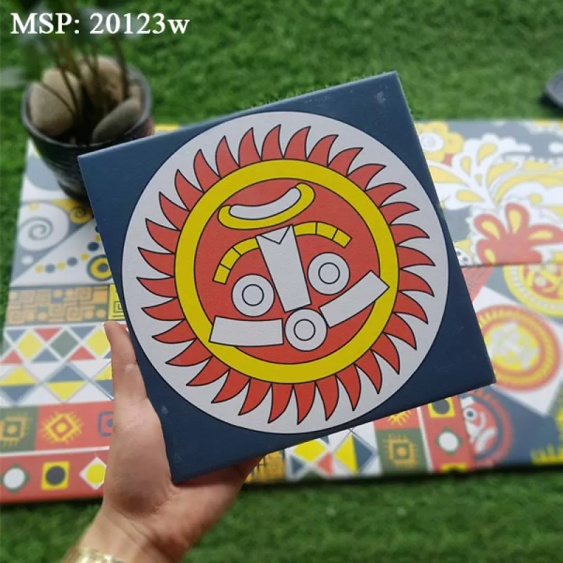 Gạch bông men Porcelain 200x200mm 20123W 