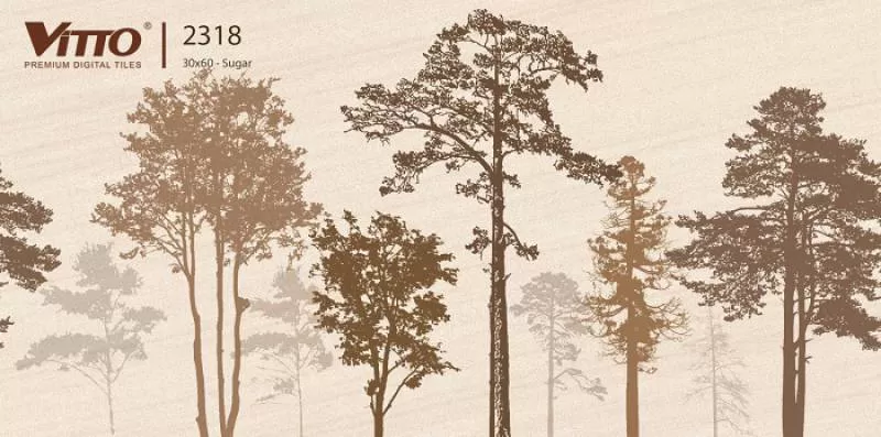 Gạch Ốp Tường Trang Trí Ceramic Vitto 300*600mm 2318 