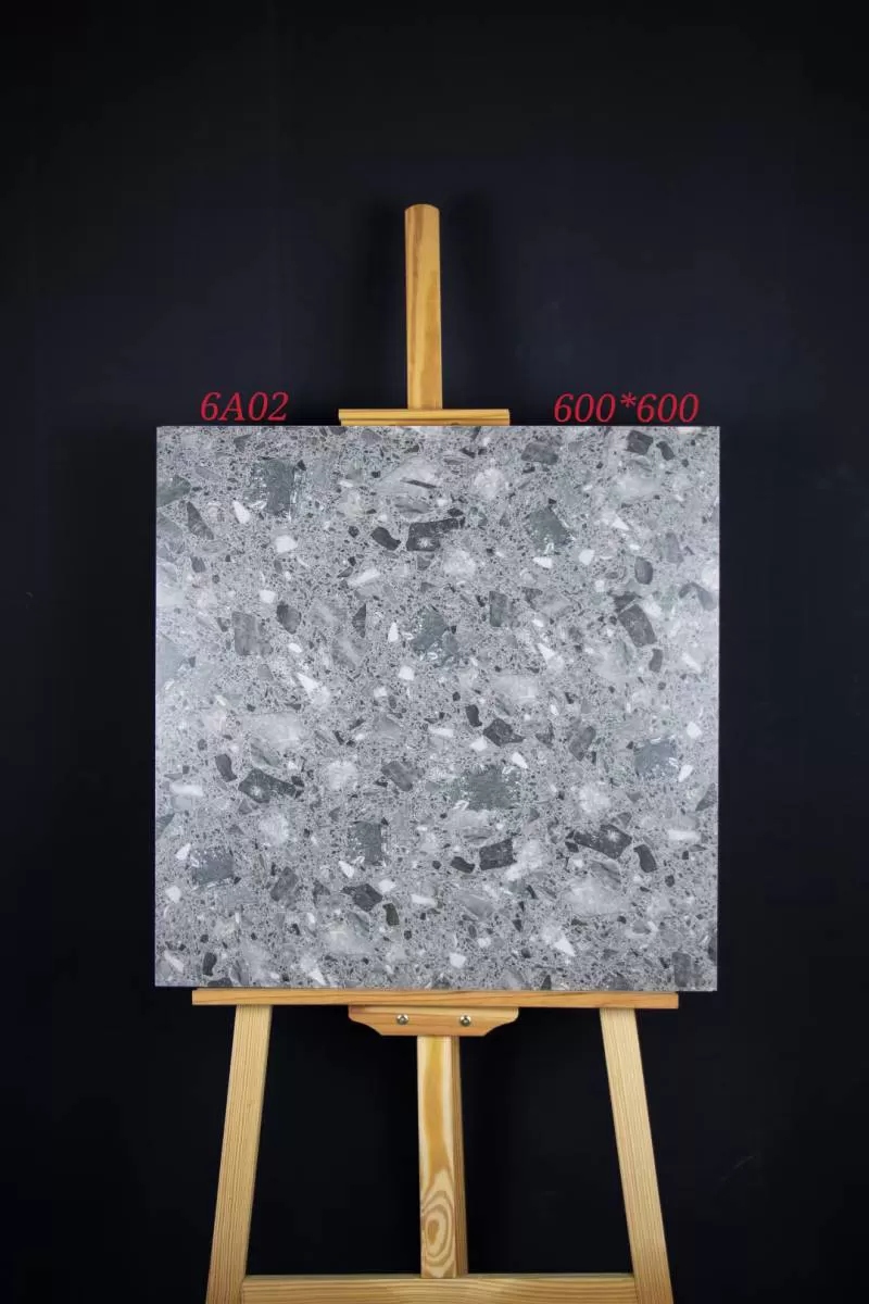 Gạch lát nền Terrazzo nhập khẩu 600*600mm mã 6A02 