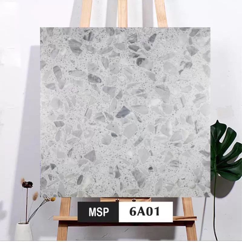 Gạch lát nền Terrazzo nhập khẩu 600*600mm mã 6A01 