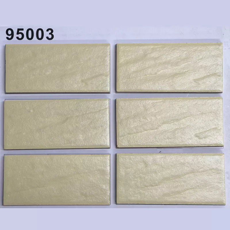 Gạch thẻ ốp tường bề mặt sần lượn 45x95mm 95003 