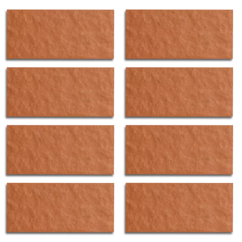 Gạch thẻ ốp tường màu trắng bề mặt sần 45x95mm 95037 