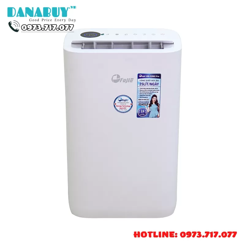Máy hút ẩm FujiE HM-925EC Pro kèm lọc không khí New 2023