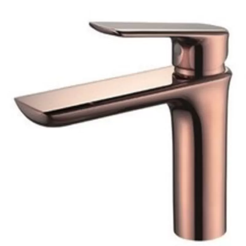 Vòi lavabo màu vàng hồng 20cm BRODA 9804 