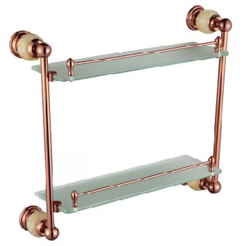 KỆ ĐÔI MẦU VÀNG HỒNG ĐÁ HOA CƯƠNG 6007-1 