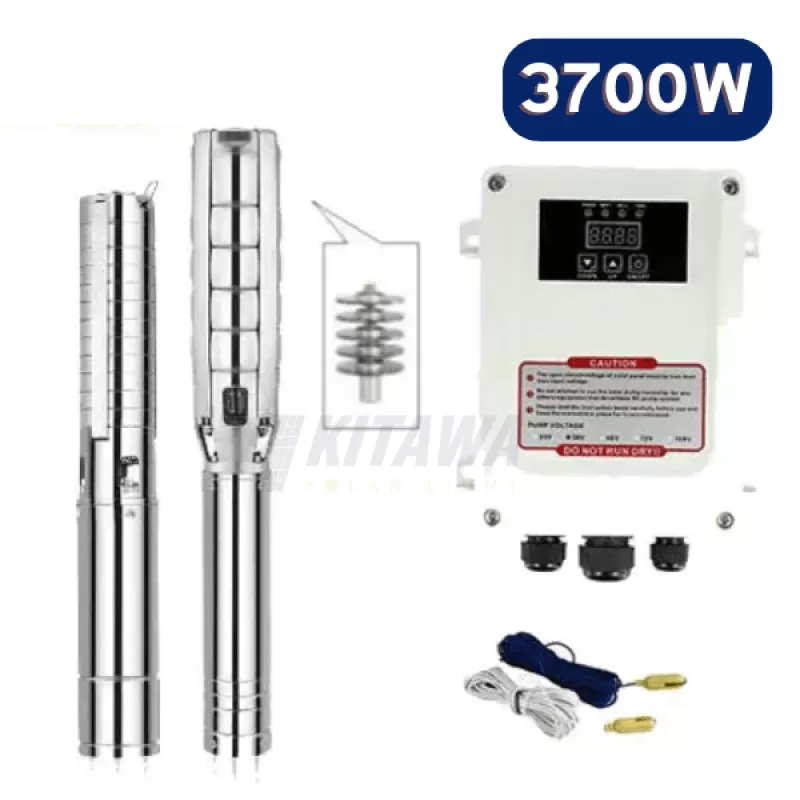 Máy Bơm Cánh Quạt Năng Lượng Mặt Trời 3700W KT-SP-SC13/148-D216/3700 (Chưa bao gồm tấm Pin)
