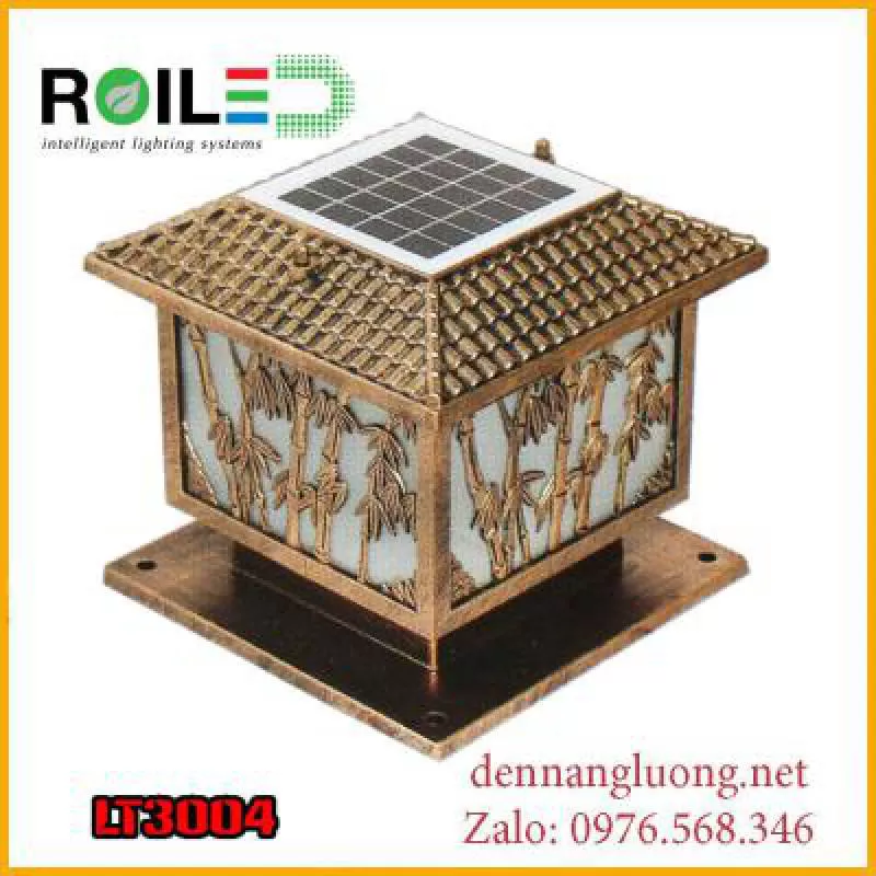 Đèn cổng năng lượng mặt trời cao cấp LT3004