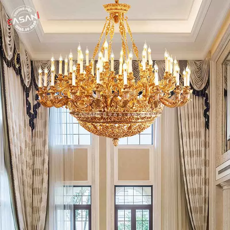 Đèn Chùm Đồng Châu Âu CDC-7413 