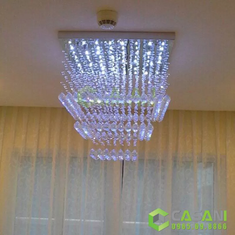 Đèn mâm pha lê thiết kế CMTK-122 