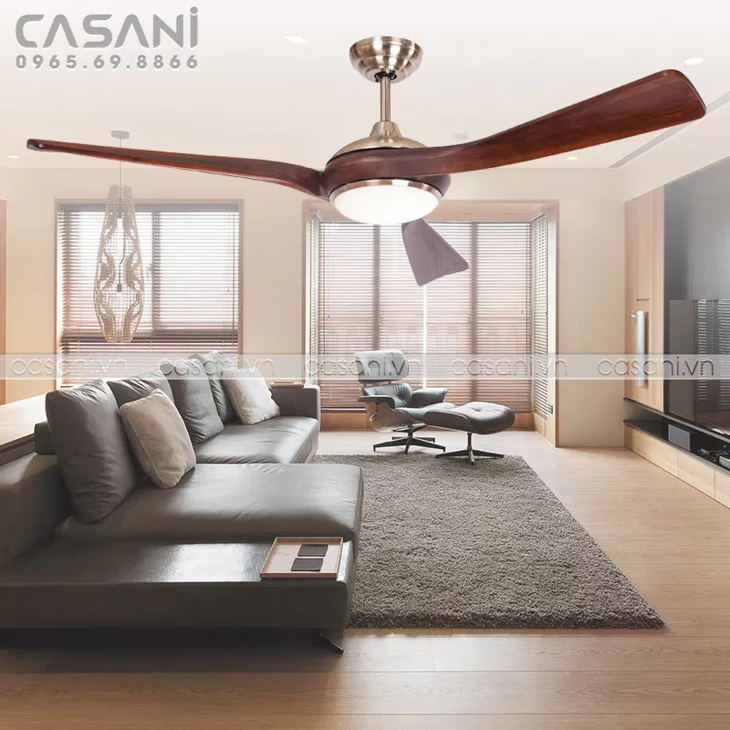 Quạt trần đèn thương hiệu Nhật CQN-218
