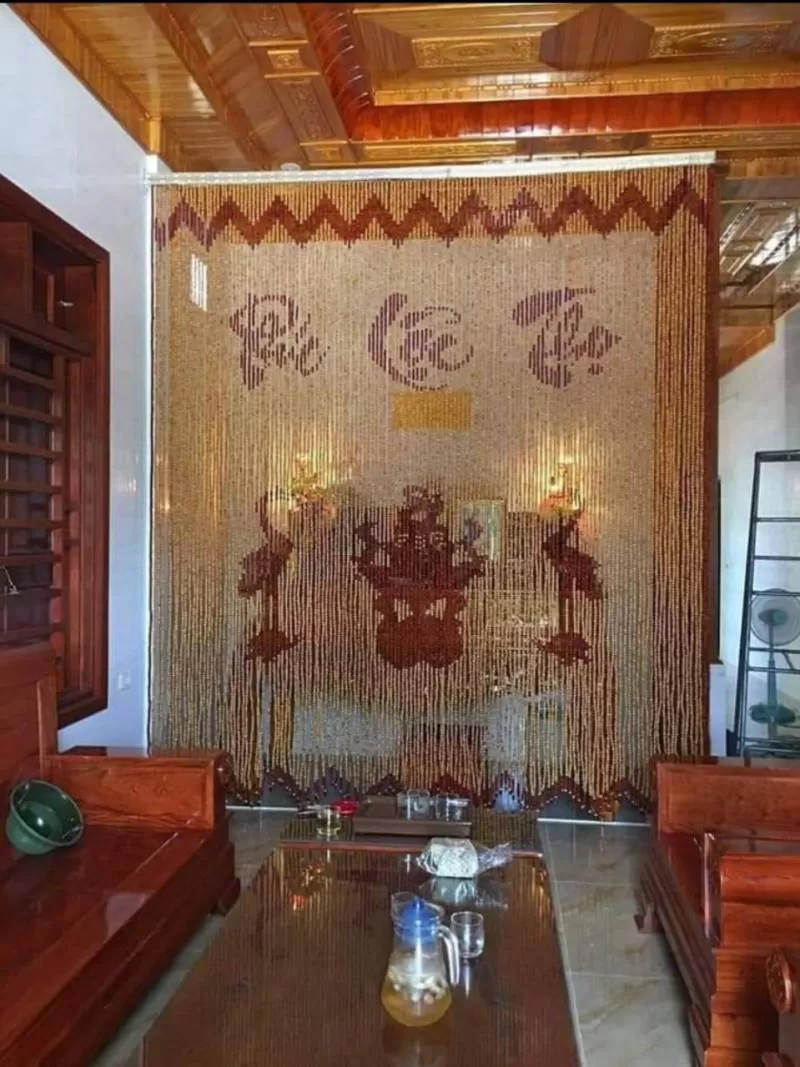 Rèm Gỗ Che Ban Thờ Giá Rẻ 