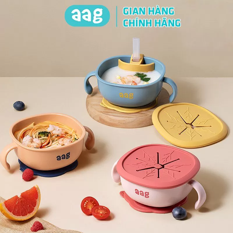Bát ăn dặm chống đổ AAG chính hãng