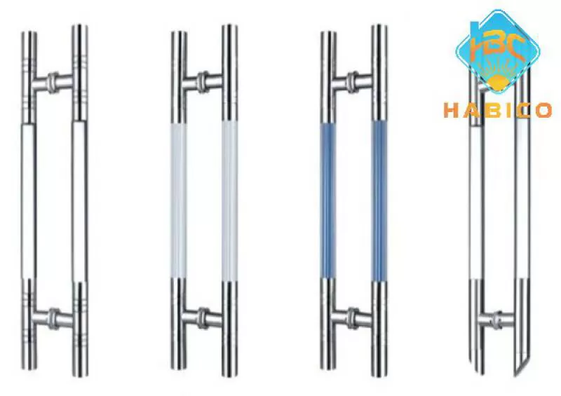 Tay nắm cửa kính cường lực