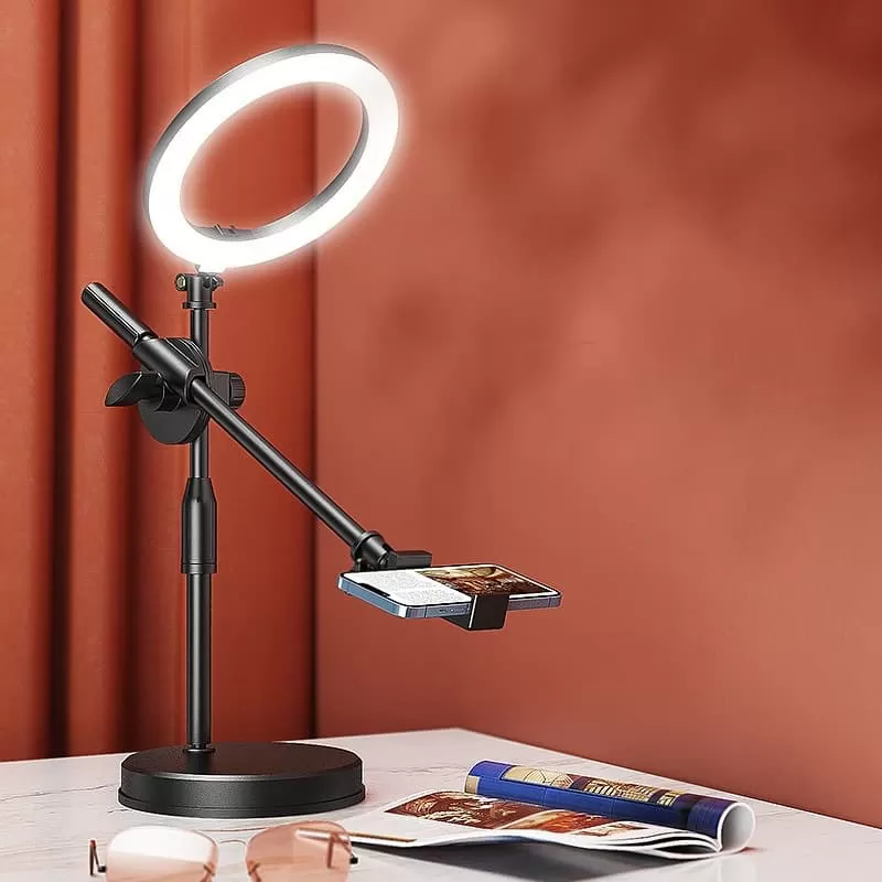 Đèn livestream để bàn 1 kẹp điện thoại PSO0872