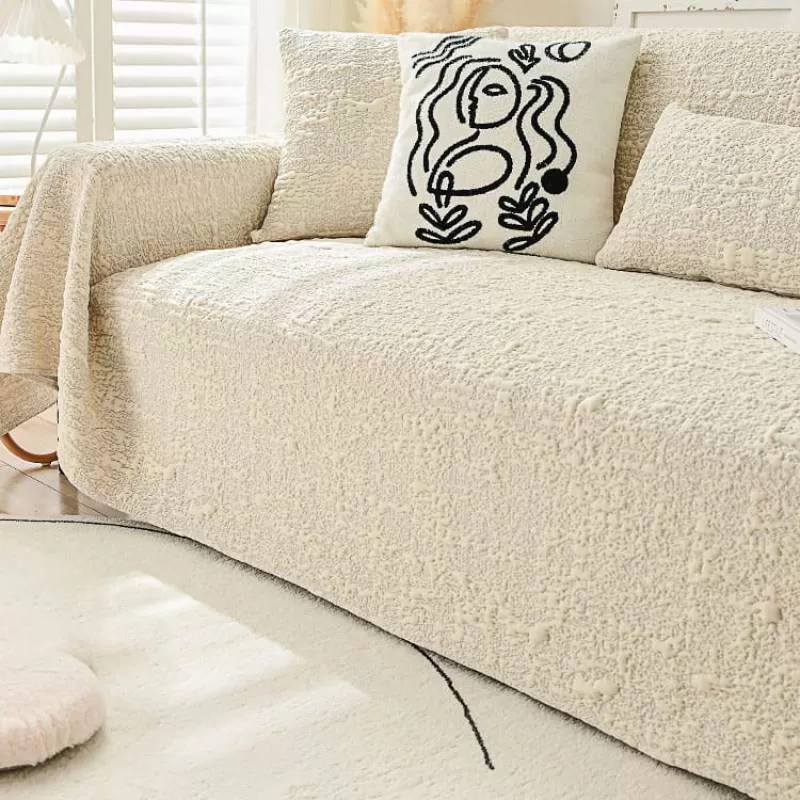 Tấm phủ ghế sofa cotton phong cách Wabi-Sabi YY0301