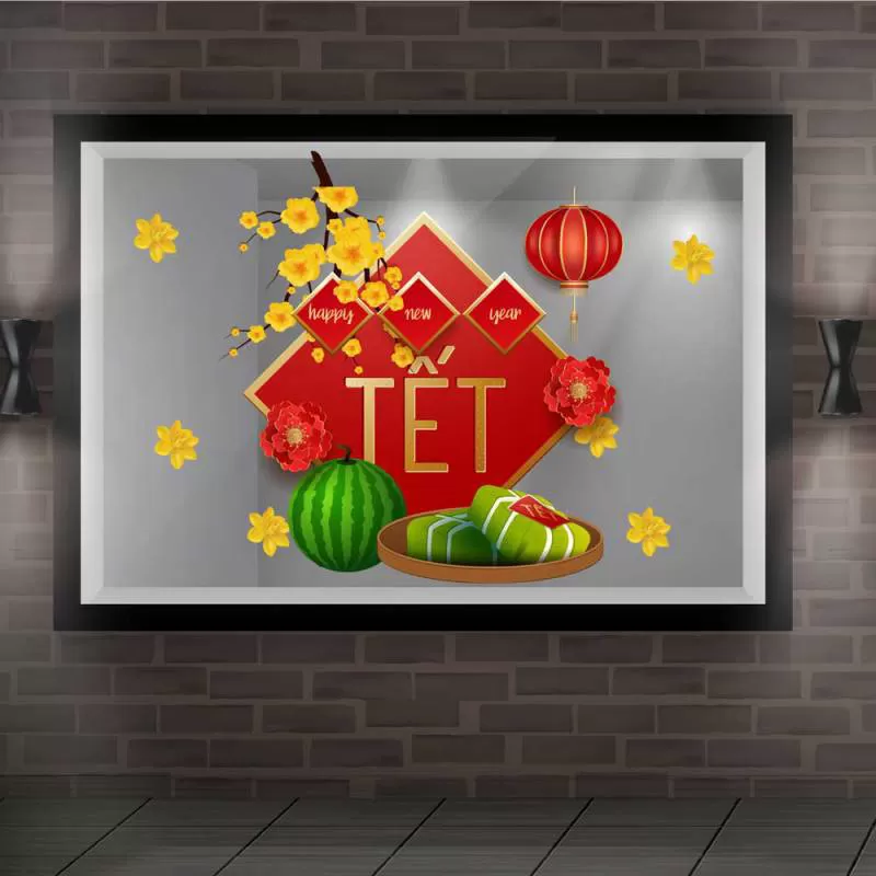 ĐỊA CHỈ BÁN DECAL TRANG TRÍ TẾT QUẬN BA ĐÌNH