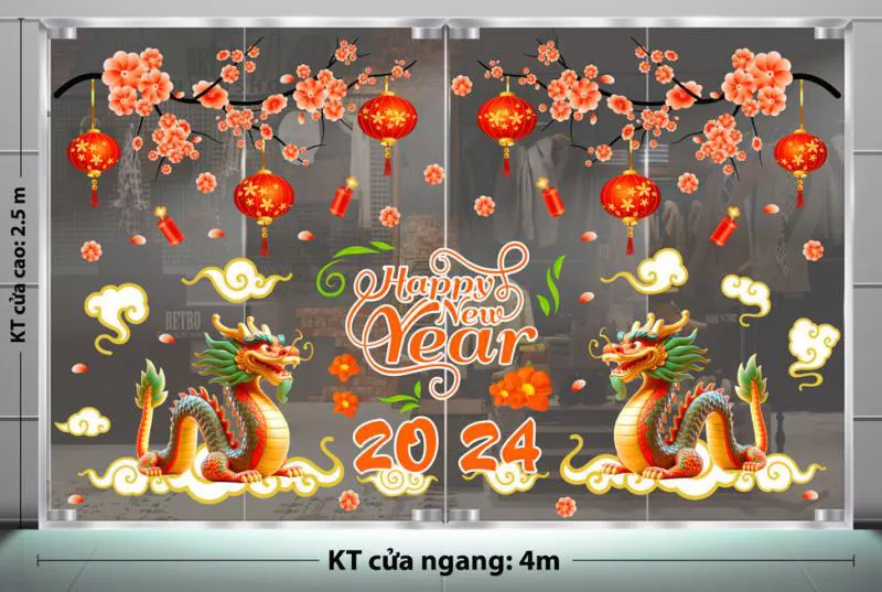 SHOP BÁN DECAL TRANG TRÍ TẾT QUẬN 11