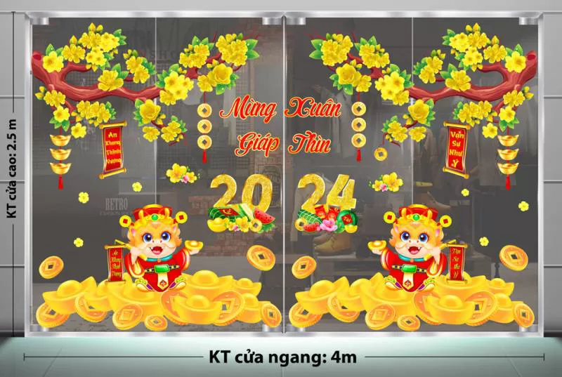 NHẬN TRANG TRÍ TẾT TẠI QUẬN 1